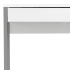Function Plus Desk 2 Drawers in White High Gloss - Furniture One Shop