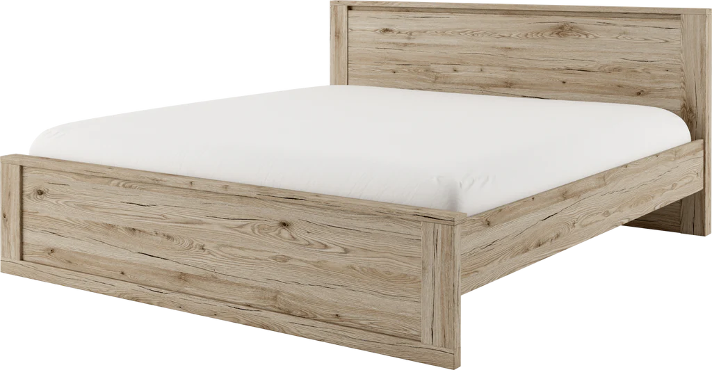 Idea ID-08 Wooden Bed Frame in San Remo Oak