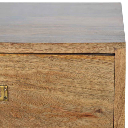 Baker Brass Metal Slot Bedside