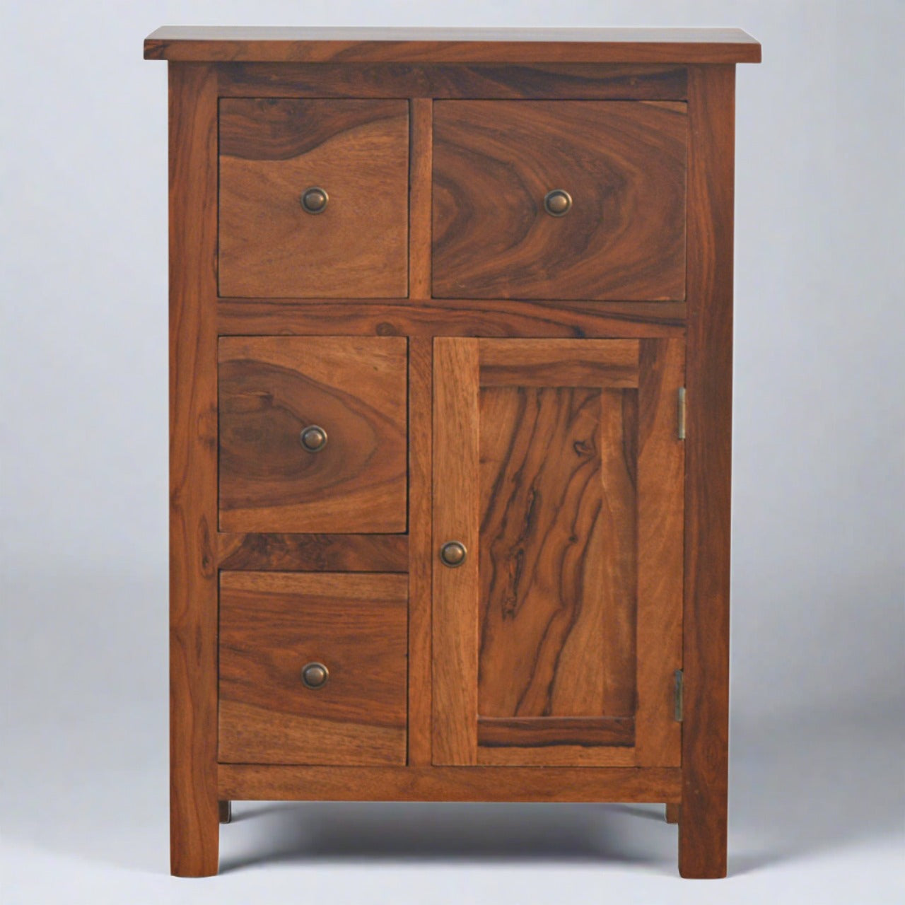 Sheesham 4 Drawer Cabinet