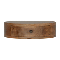 Leicester Wall Mounted Rounded Bedside