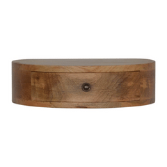 Leicester Wall Mounted Rounded Bedside
