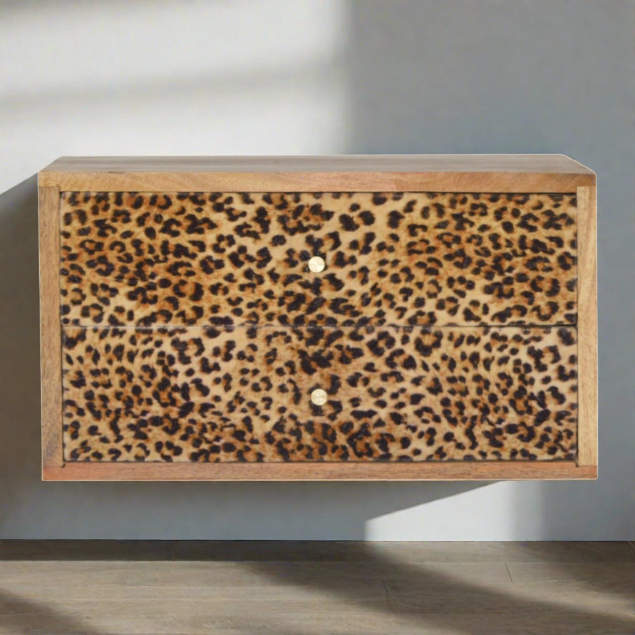 Soho Wall Leopard Print Bedside