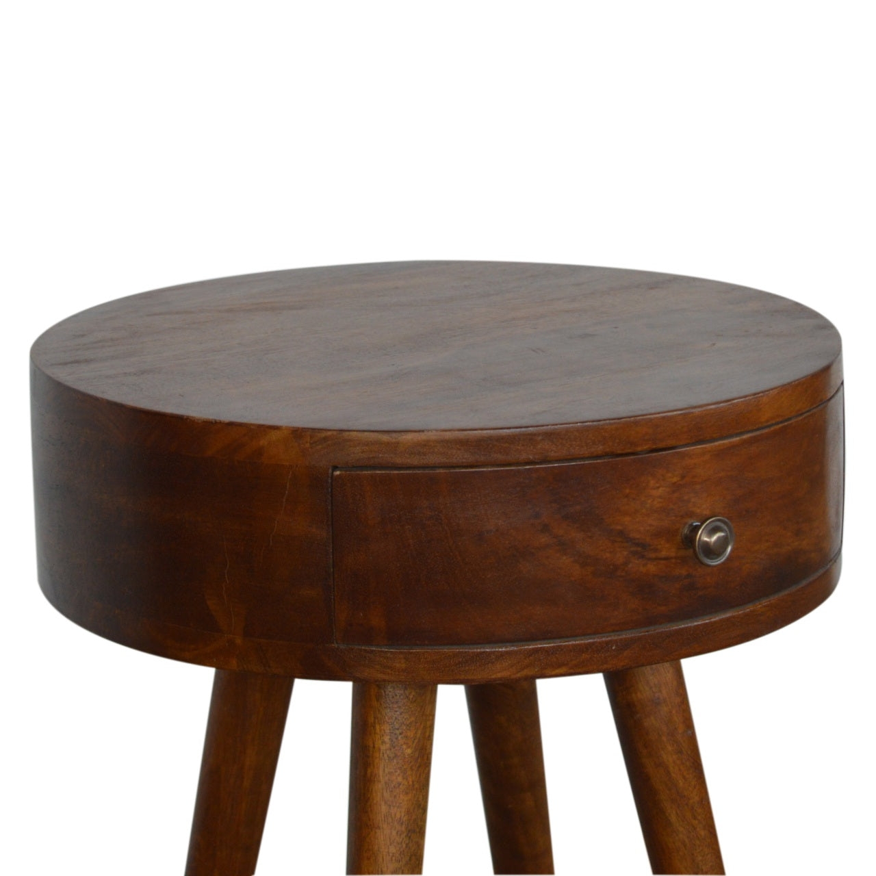 Brewer Nordic Chestnut Circular Bedside