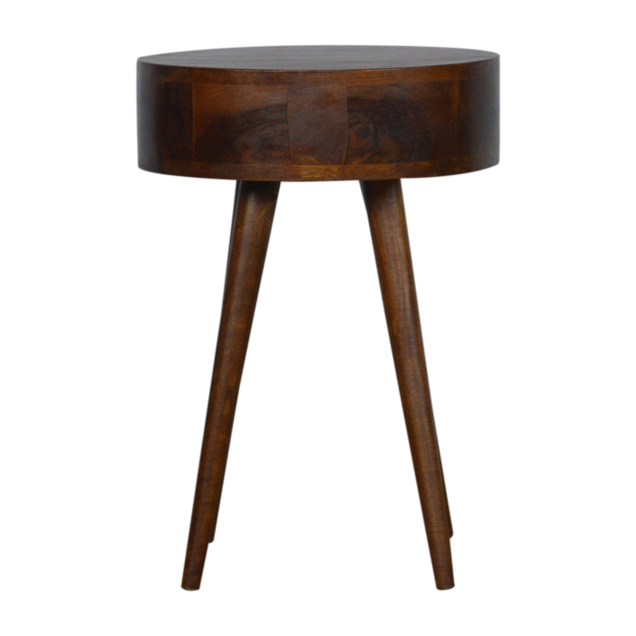 Brewer Nordic Chestnut Circular Bedside