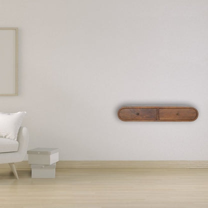 British Surface Floating Chestnut London Console - Furniture One Shop