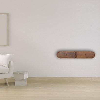 British Surface Floating Chestnut London Console - Furniture One Shop