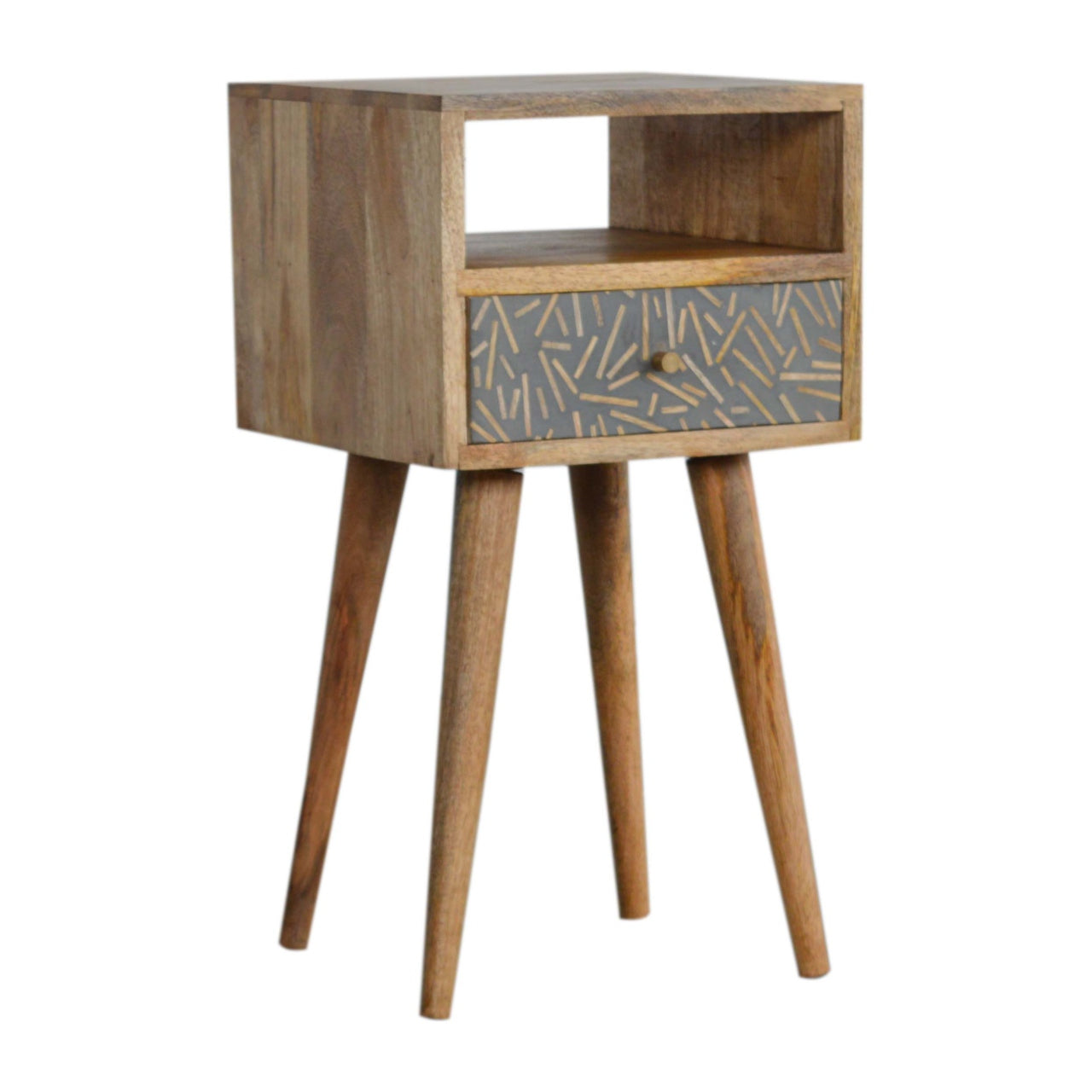 Wardour Mini Cement Chip Drawer Bedside