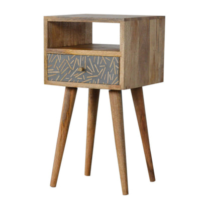 Wardour Mini Cement Chip Drawer Bedside
