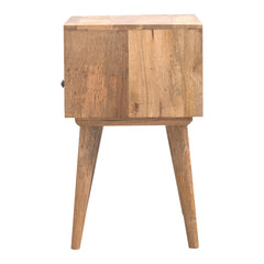 Abbey Modern Bedside Cabinet with Open Slot