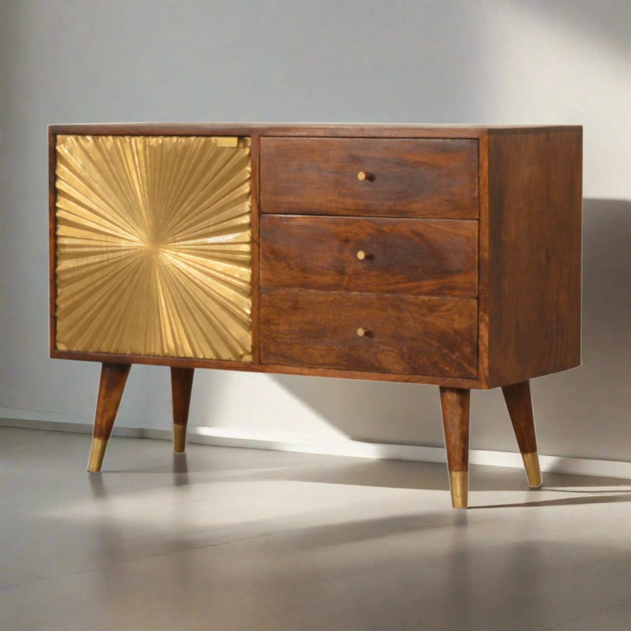 Stylish Cabinet Manila Gold Sideboard