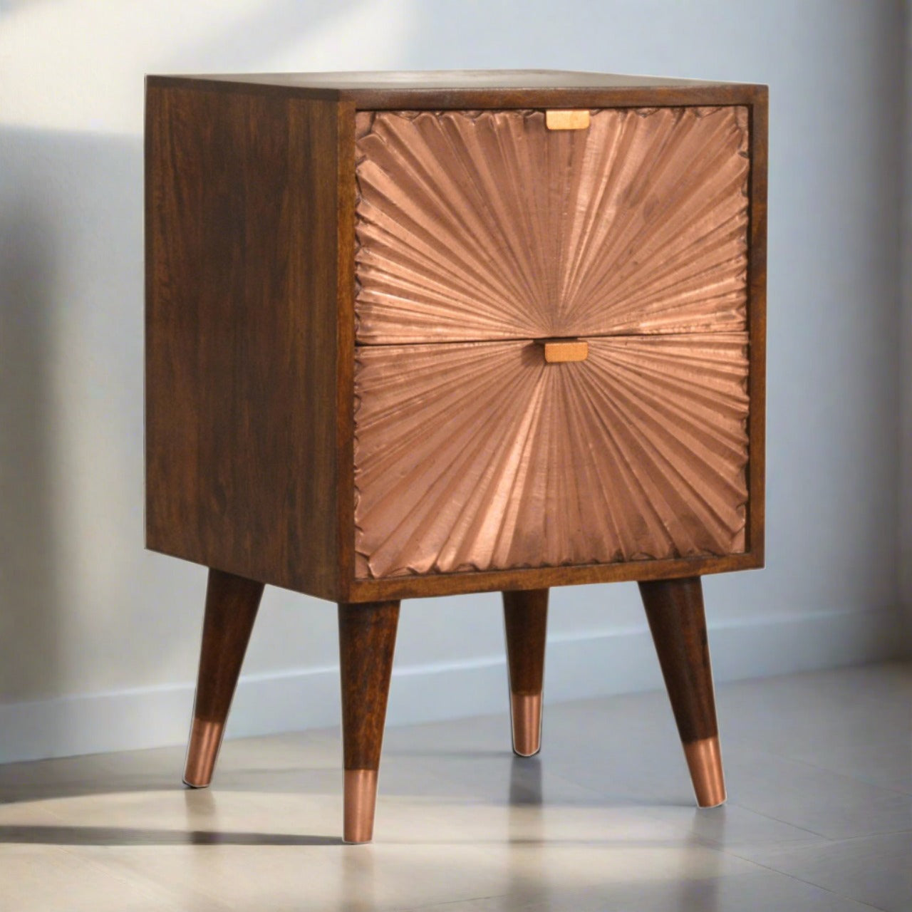 Long Acre Manila Copper Bedside