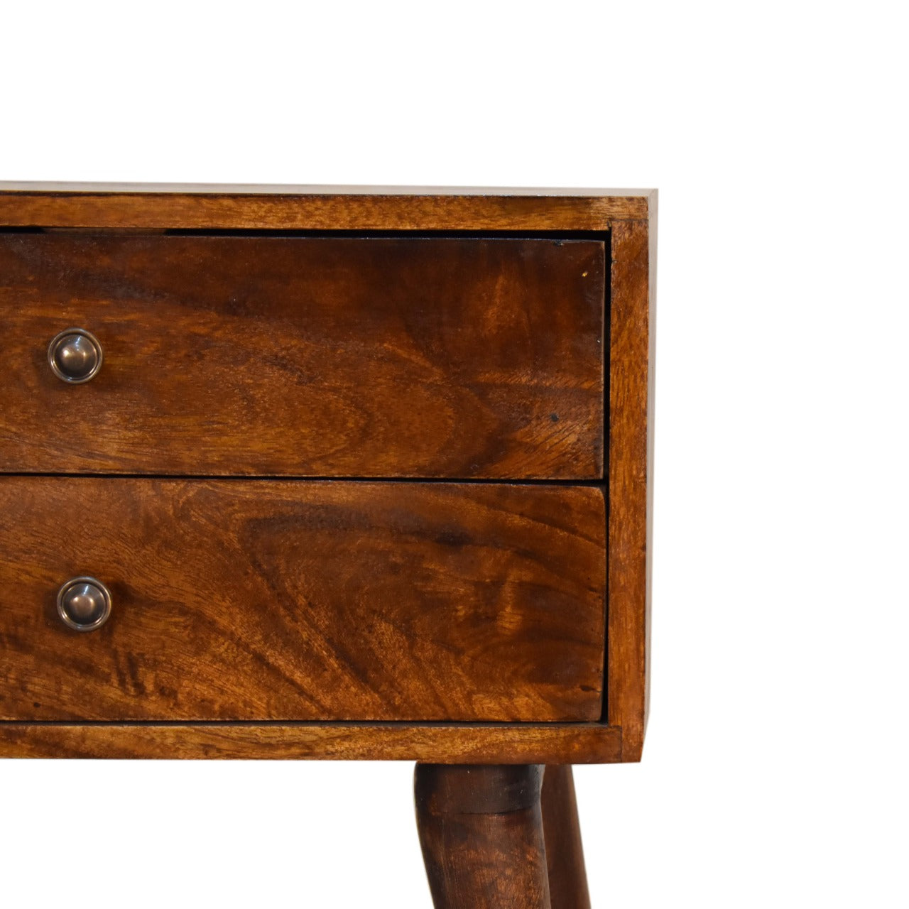 Beak Chestnut Modern Solid Wood Bedside