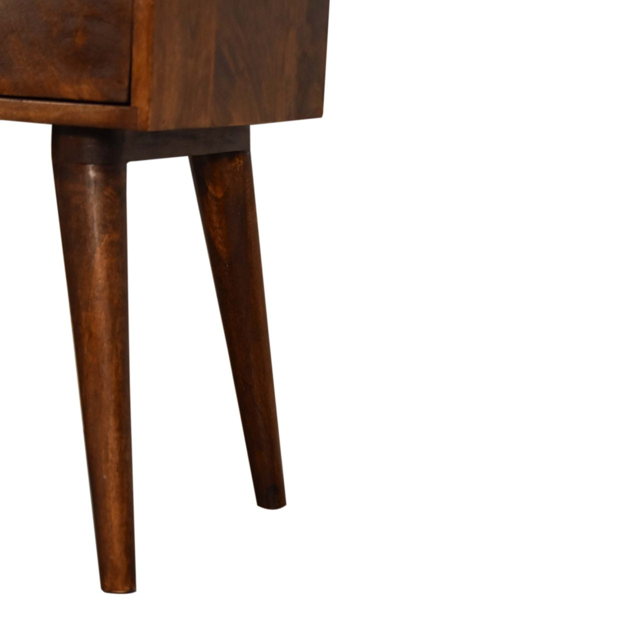 Beak Chestnut Modern Solid Wood Bedside