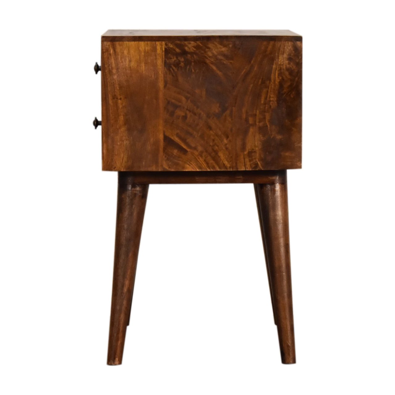 Beak Chestnut Modern Solid Wood Bedside