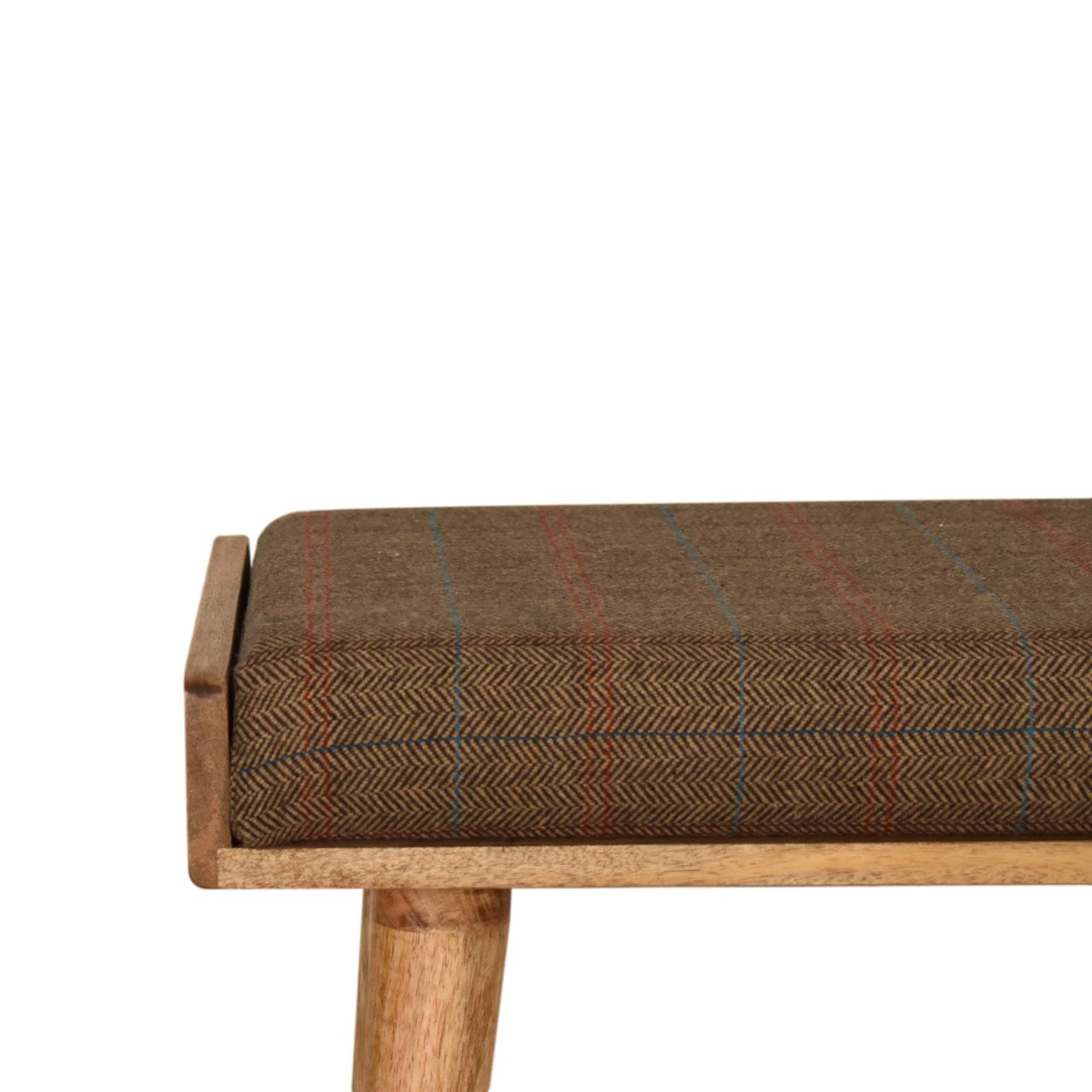 PuffPad Multi Tweed Tray Style Footstool