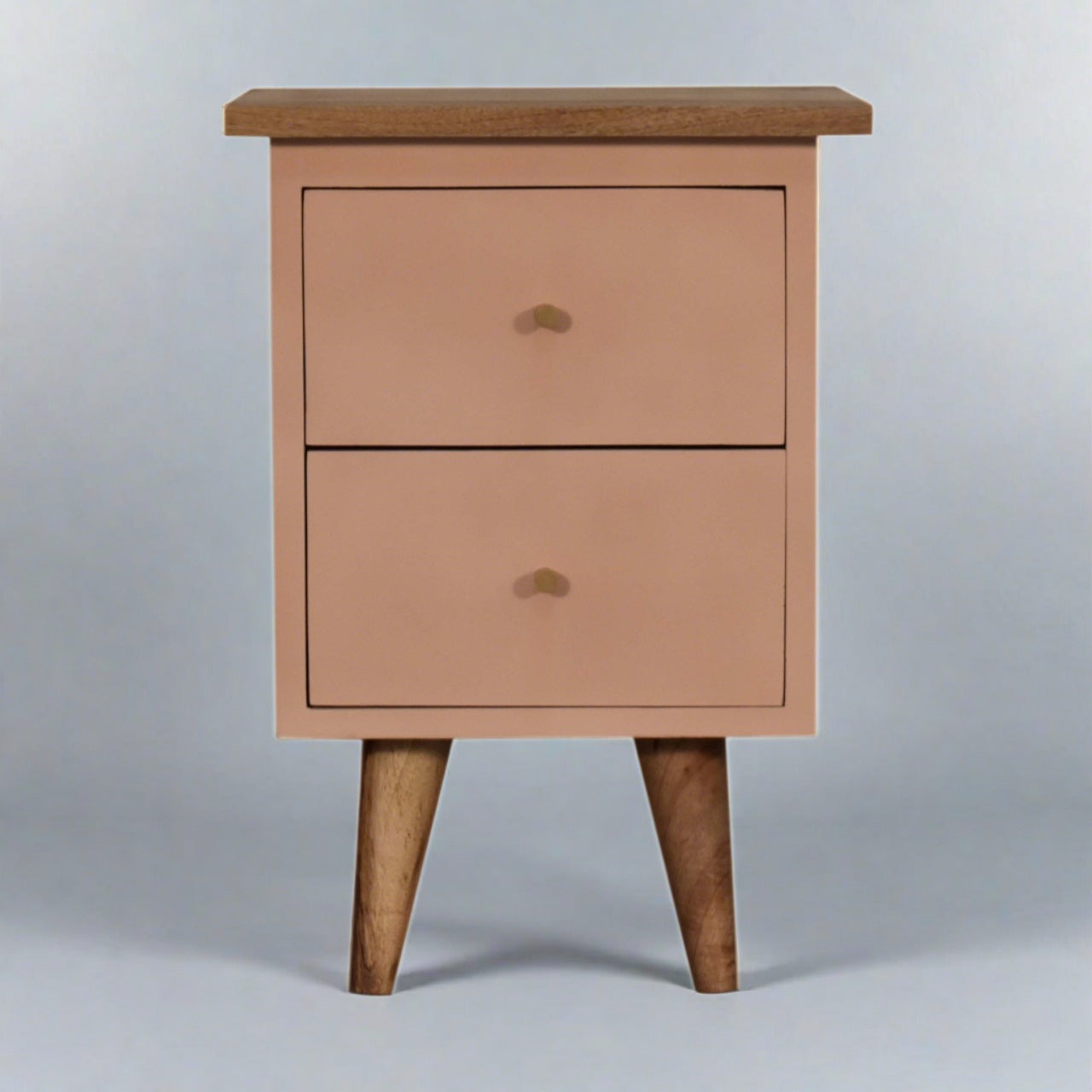 Duke Blush Pink Hand Painted Bedside