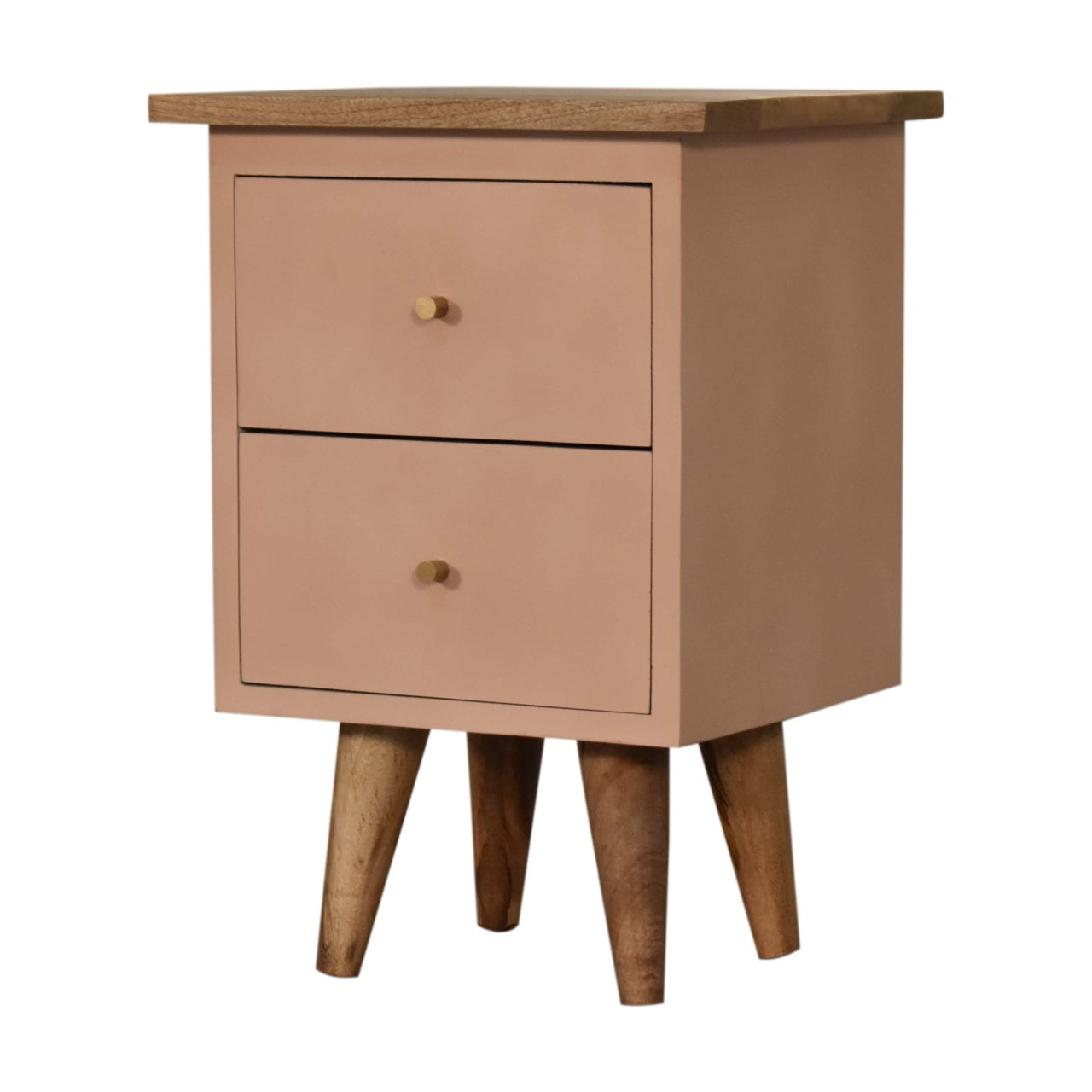 Duke Blush Pink Hand Painted Bedside