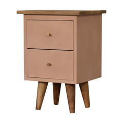 Duke Blush Pink Hand Painted Bedside