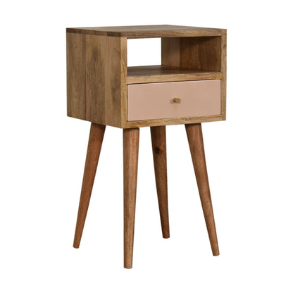 Brook Mini Blush Hand Painted Bedside