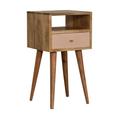 Brook Mini Blush Hand Painted Bedside
