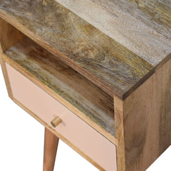 Brook Mini Blush Hand Painted Bedside