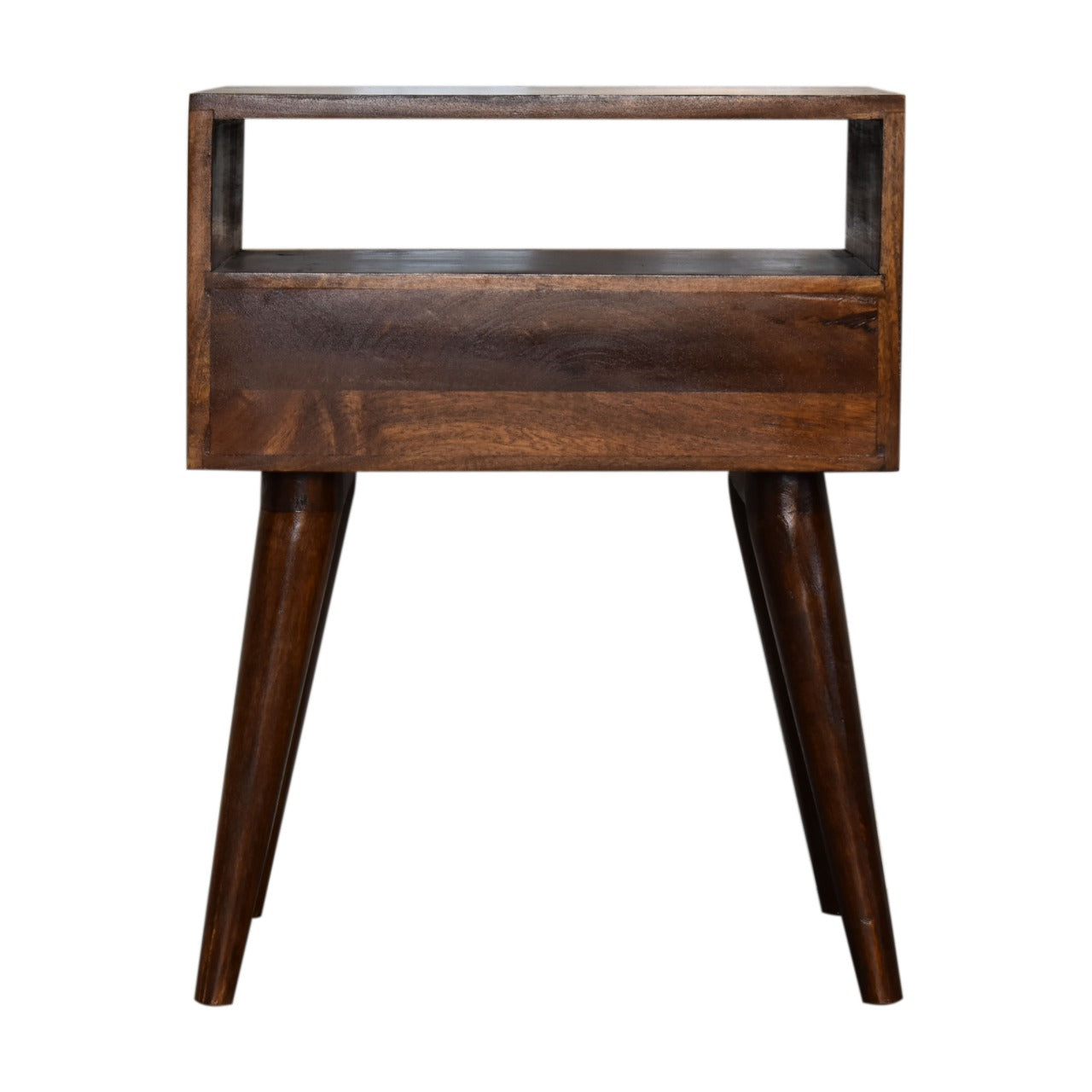 Curzon Modern Chestnut Solid Wood Bedside