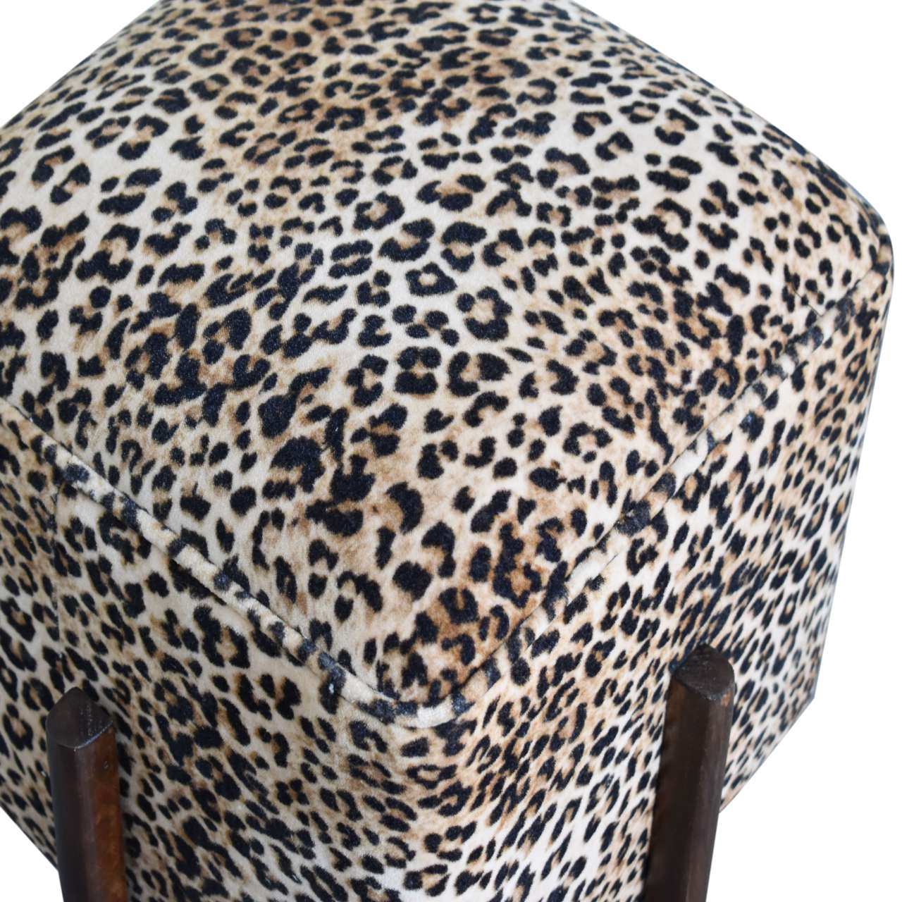 EaseEdge Leopard Footstool