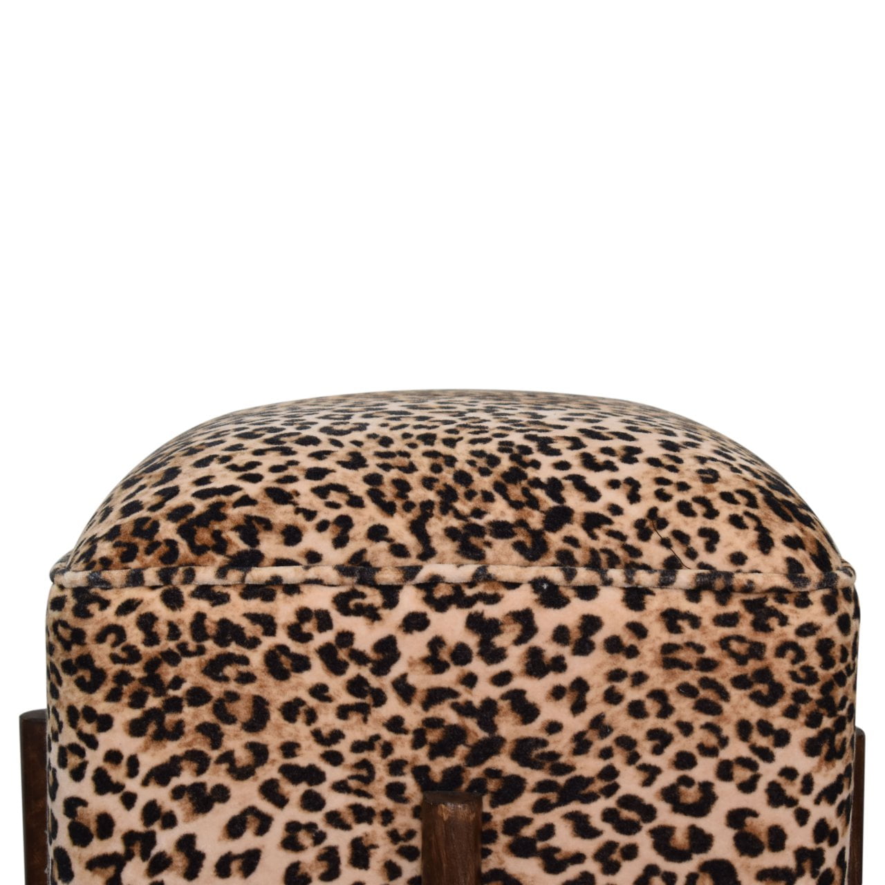 EaseEdge Leopard Footstool