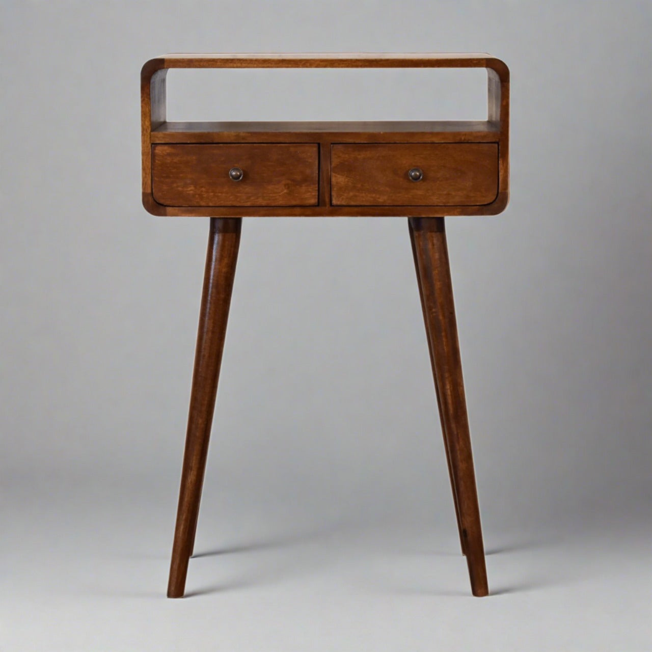 Chic Stand Mini Chestnut Console Table