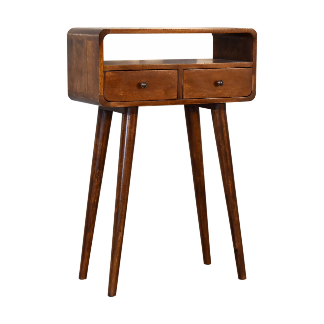 Chic Stand Mini Chestnut Console Table