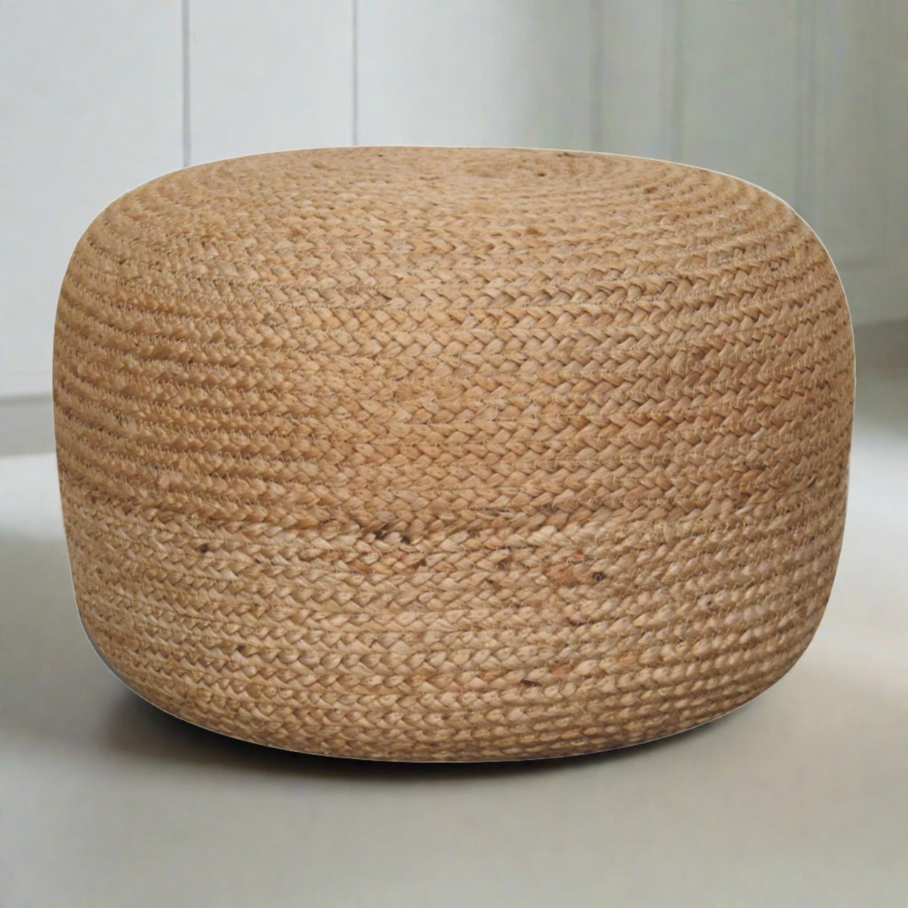 Natural Jute Pouffe