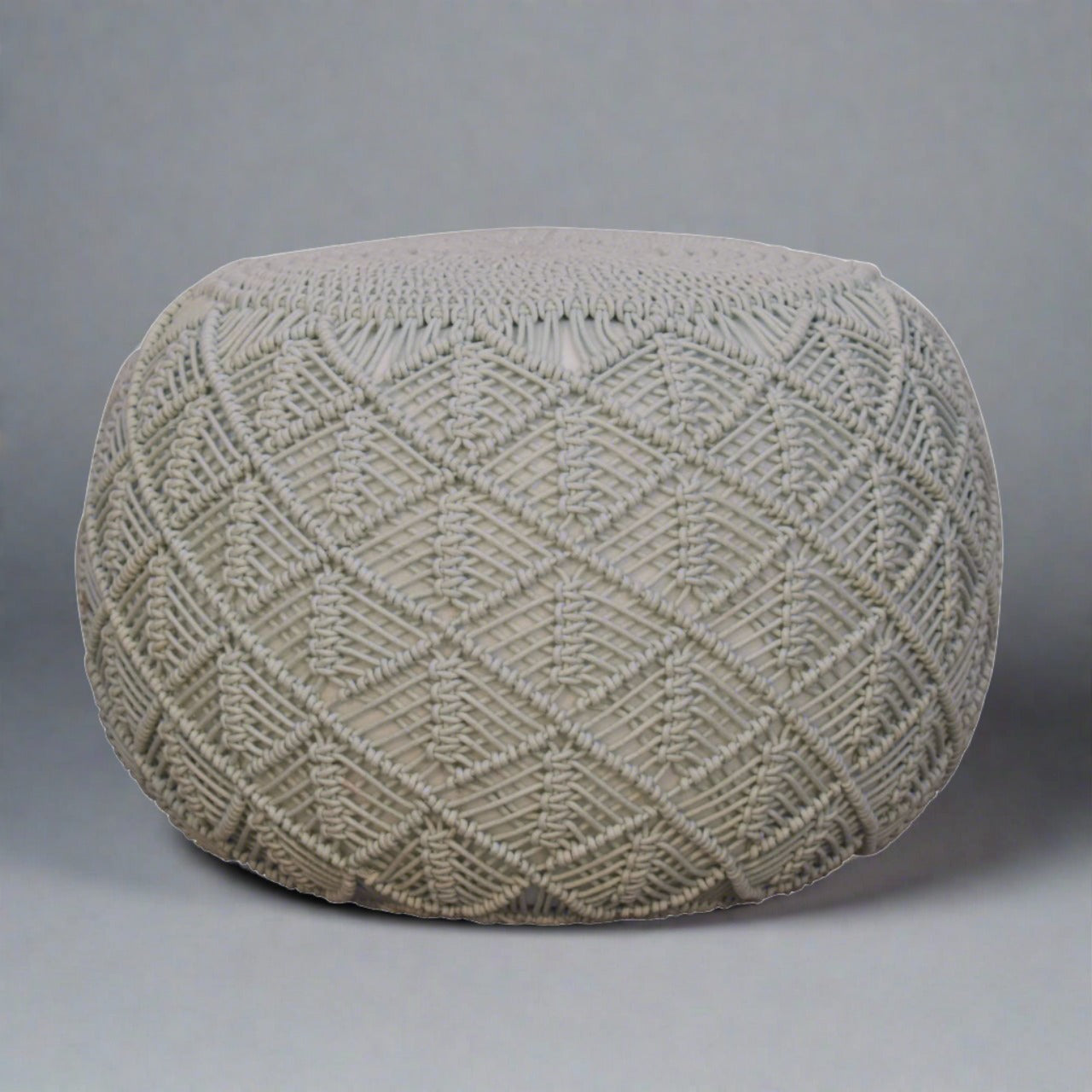 Ansley Sage Green Pouffe