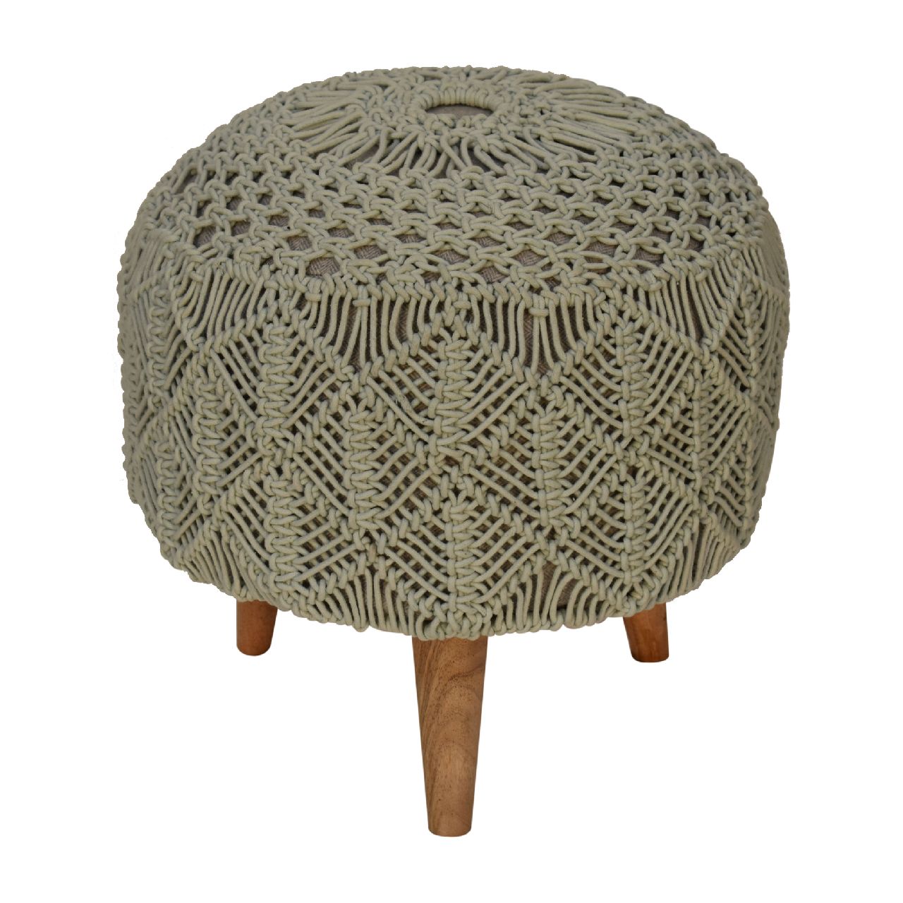 MiniMuse Crotchet Sea Green Footstool