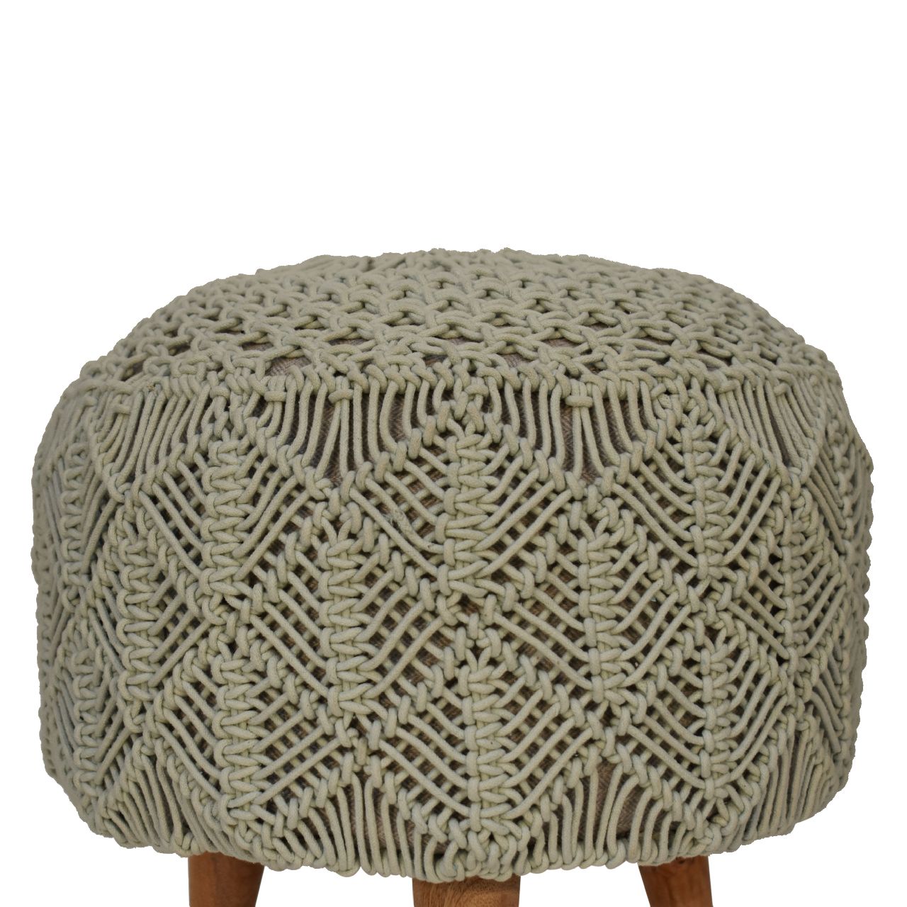 MiniMuse Crotchet Sea Green Footstool