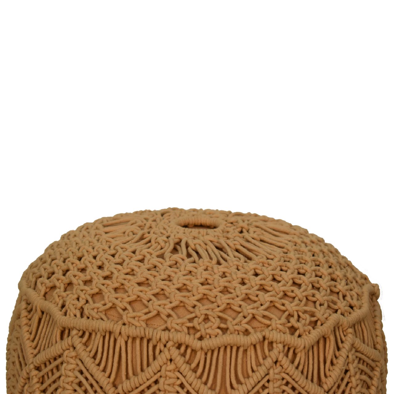 RestRelief Crotchet Mustard Footstool