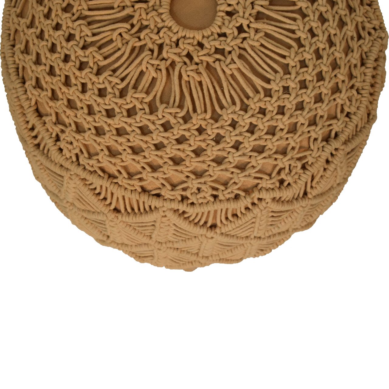 RestRelief Crotchet Mustard Footstool