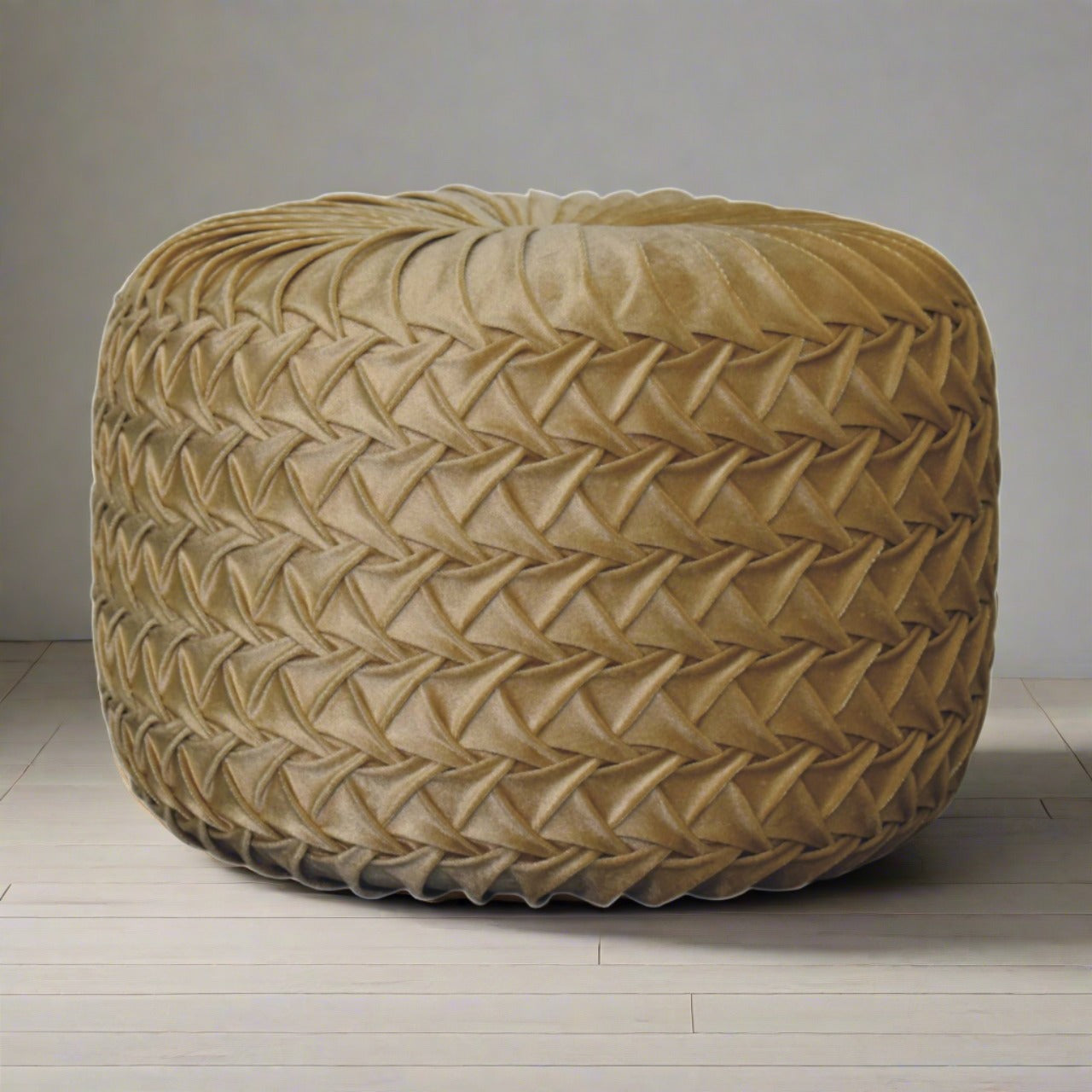 Ochre Hart Pouffe