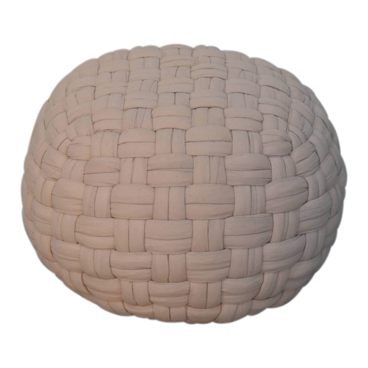 Tube Pouffe Cream