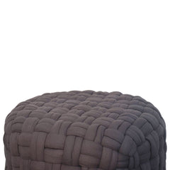 LoungeLink Grey Tube Footstool