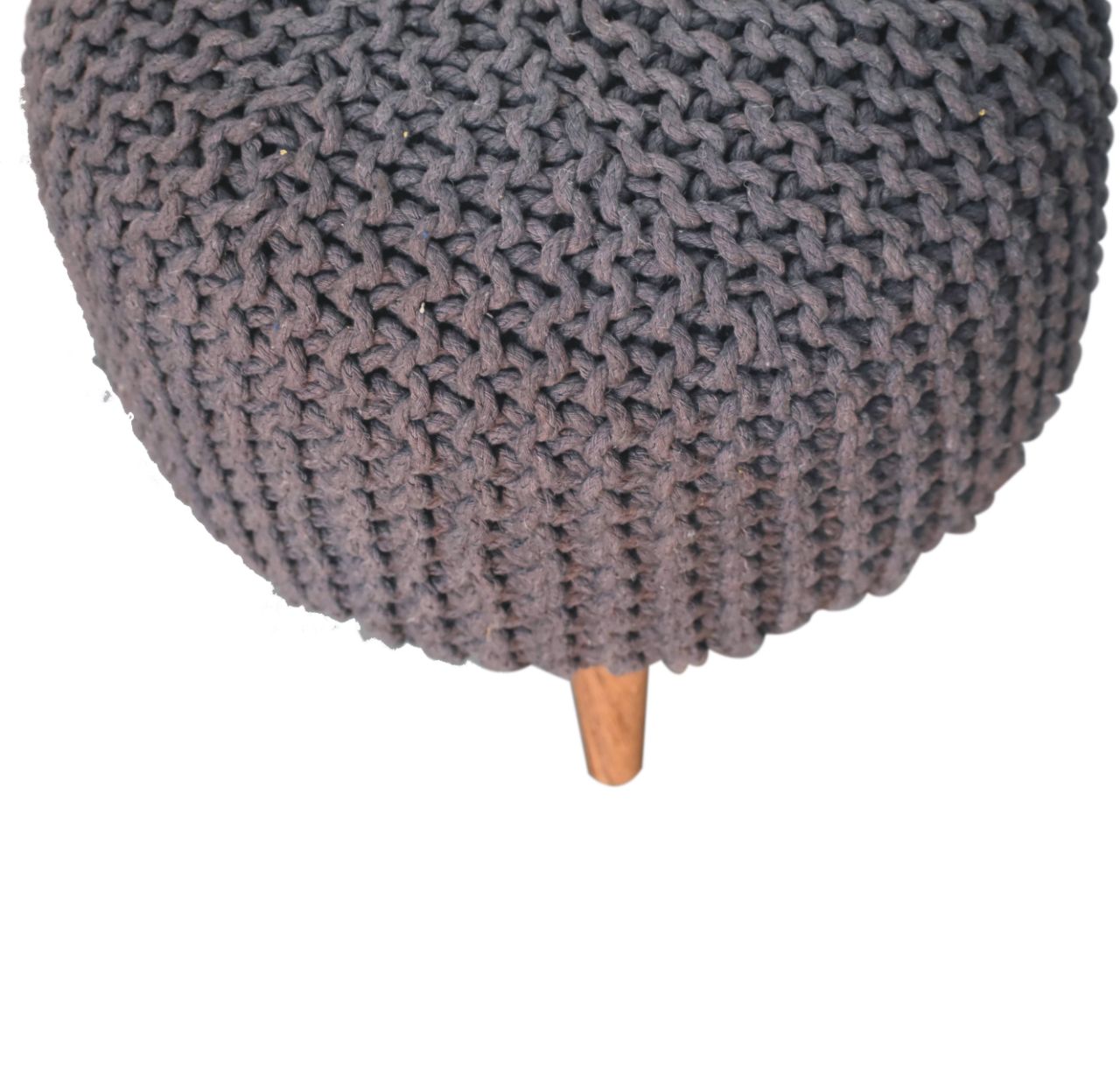 RestRite Keeva Grey Round Footstool