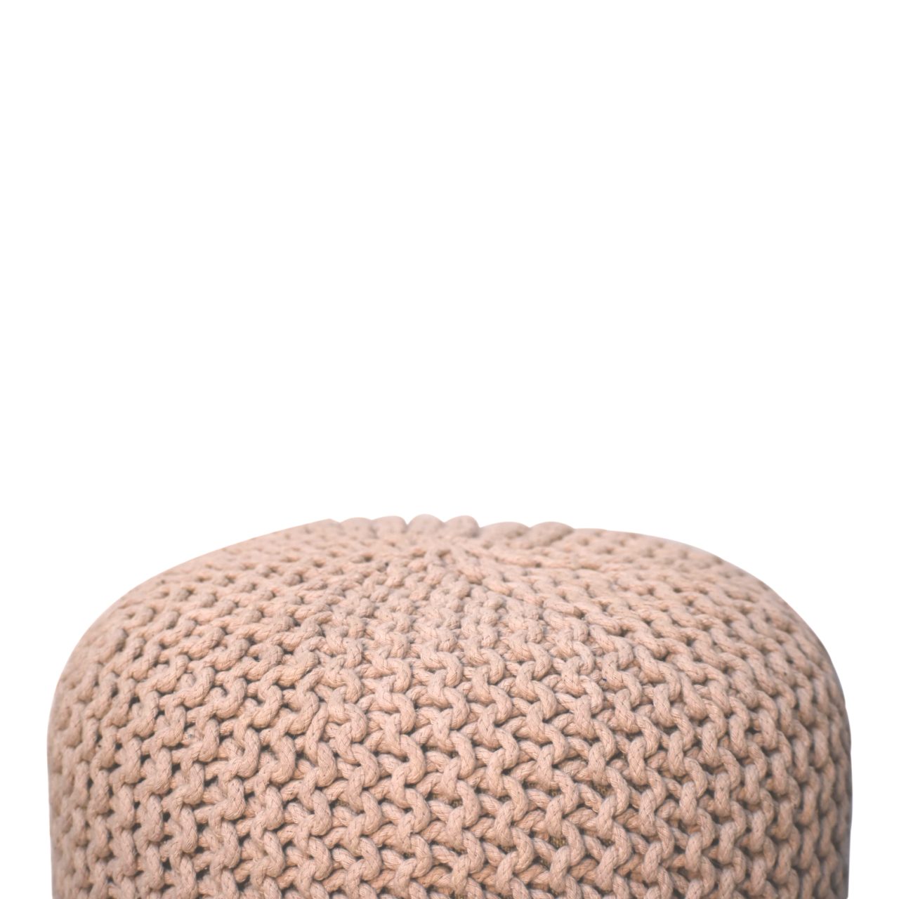 TuckStool Keeva Beige Round Footstool