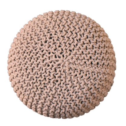 TuckStool Keeva Beige Round Footstool