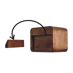 Rorhi Wall Mounted Mini Chestnut Bedside - Furniture One Shop