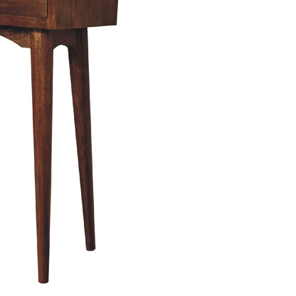 Timeless Table Mini Chestnut Hallway Console - Furniture One Shop