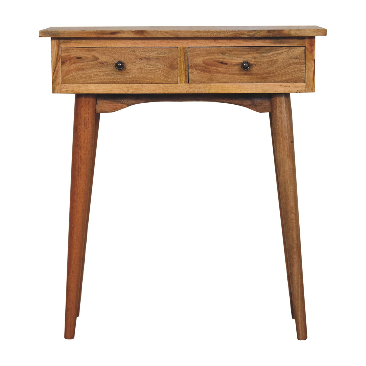 British Console Mini Oak-ish Console Table