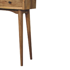 British Console Mini Oak-ish Console Table - Furniture One Shop