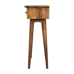 British Console Mini Oak-ish Console Table - Furniture One Shop