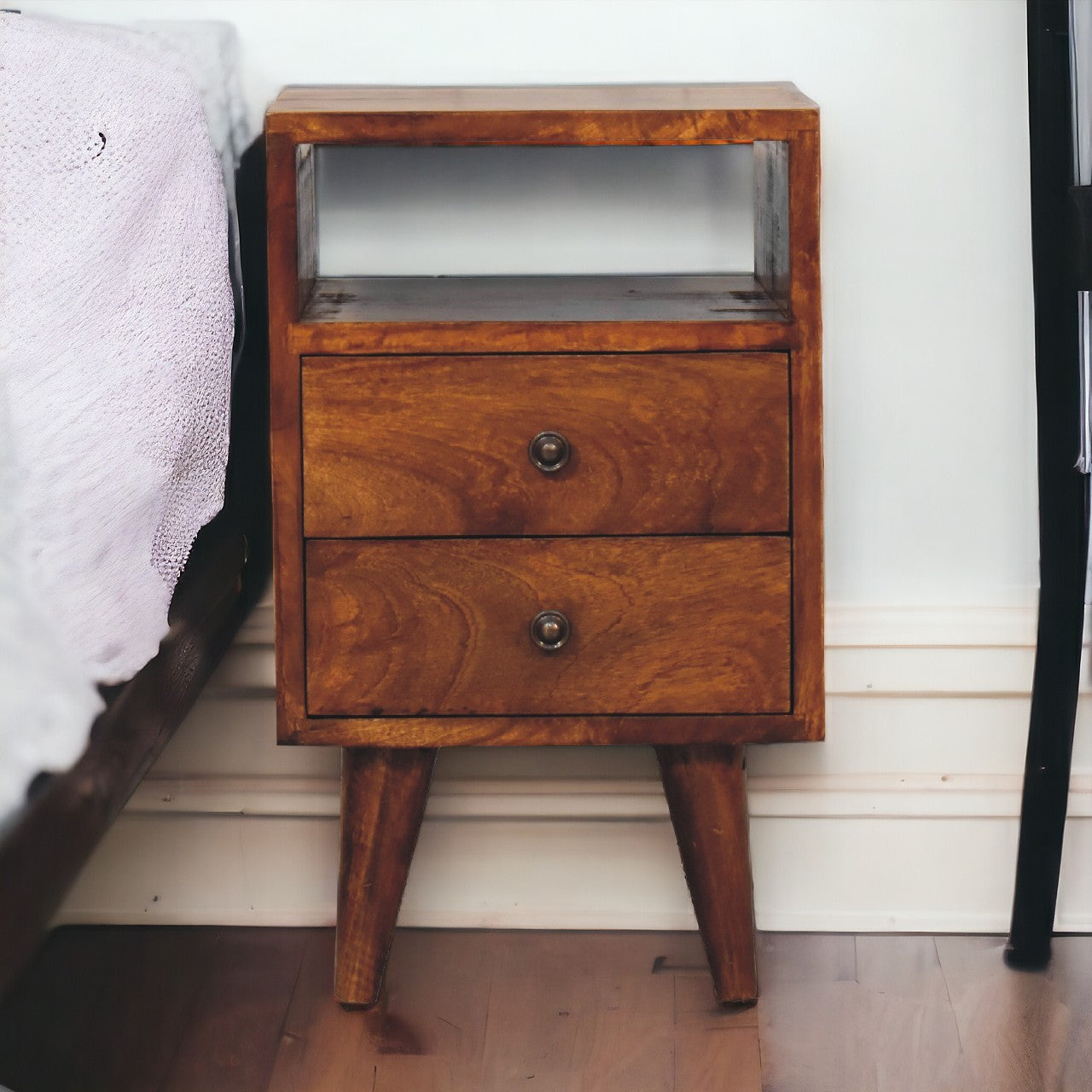 Fulham Mini Classic Chestnut Bedside