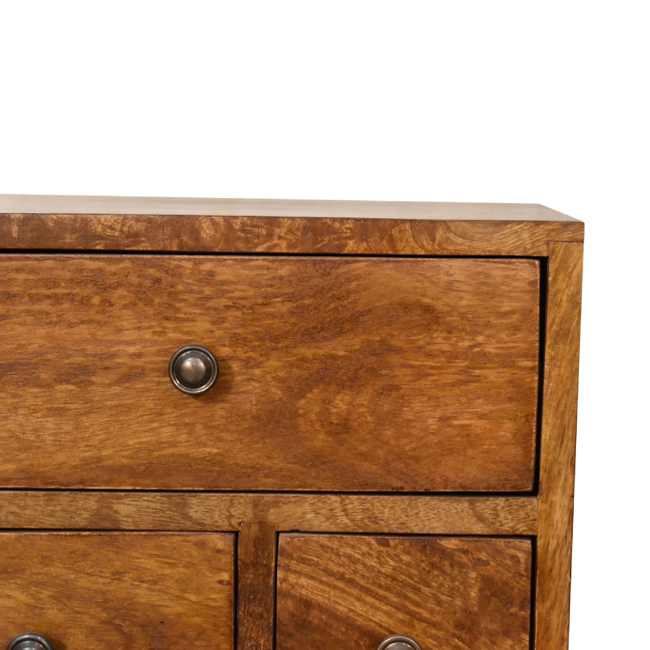 Chelsea 4 Drawer Multi Chestnut Bedside